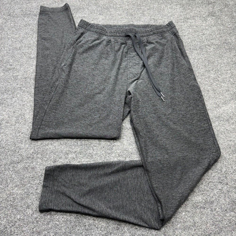 Outdoor Voices Mens CloudKnit Sweatpants Charcoal Gray Space Dye Slim Joggers M
